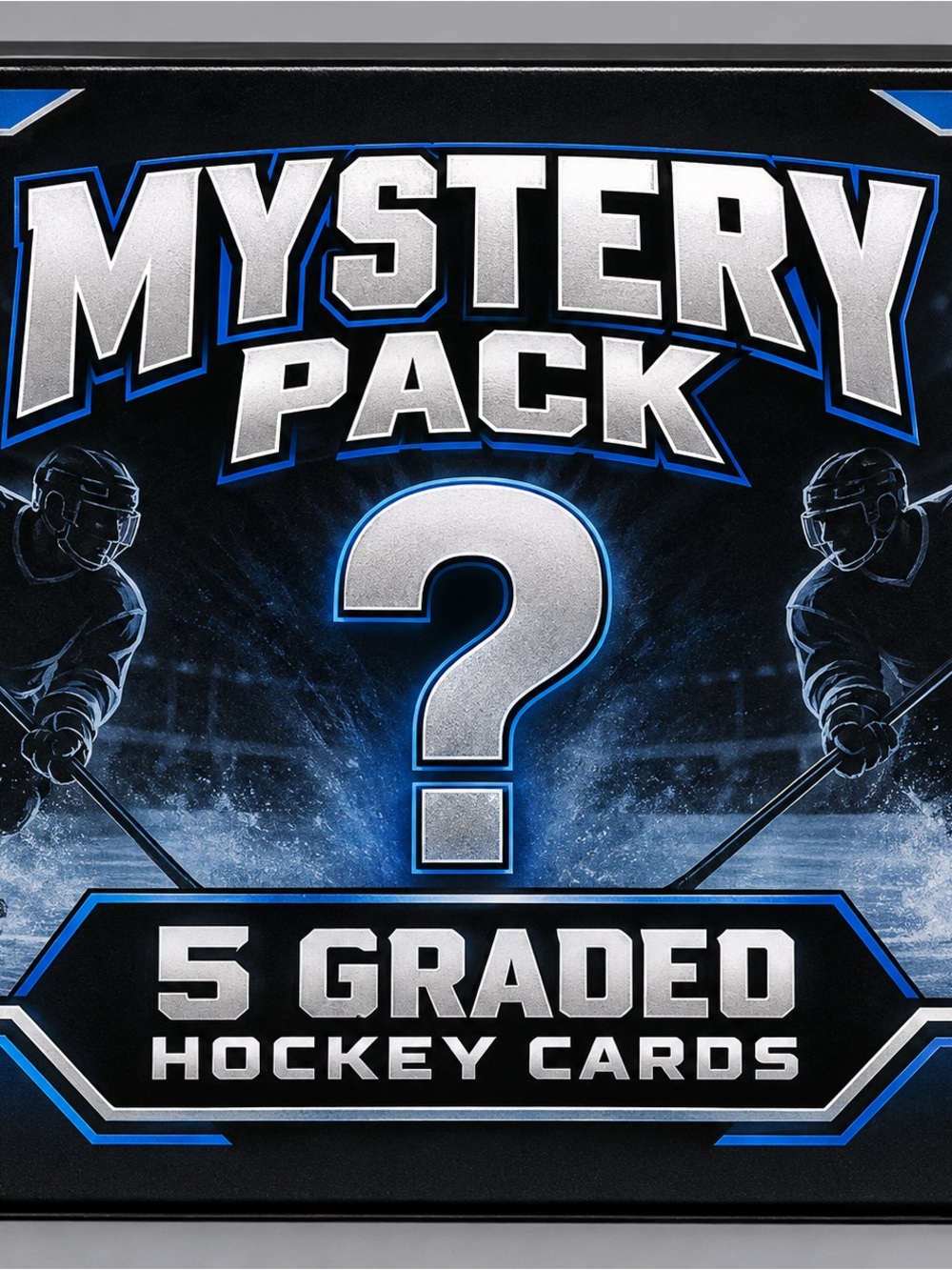 Mystery Pack- 5 Graded Hockey Cards- always Star Players -like Gretzky Lemieux..